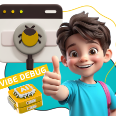 Тестирование & Vibe Debug. Охотники за багами - КИБЕРшкола программирования для детей, компьютерные курсы для школьников, начинающих и подростков - KIBERone г. Бибирево