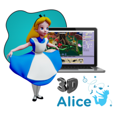 Alice 3d - КИБЕРшкола программирования для детей, компьютерные курсы для школьников, начинающих и подростков - KIBERone г. Бибирево
