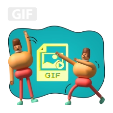 Gif-анимация - КИБЕРшкола программирования для детей, компьютерные курсы для школьников, начинающих и подростков - KIBERone г. Бибирево