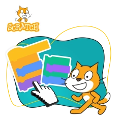 Scratch. Продвинутый уровень – создаём игры, как маленькие разработчики! - КИБЕРшкола программирования для детей, компьютерные курсы для школьников, начинающих и подростков - KIBERone г. Бибирево