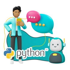 Умный чат-бот на Python на Telegram - КИБЕРшкола программирования для детей, компьютерные курсы для школьников, начинающих и подростков - KIBERone г. Бибирево