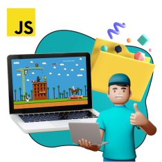 Программирование на JavaScript. Учимся создавать игры! - КИБЕРшкола программирования для детей, компьютерные курсы для школьников, начинающих и подростков - KIBERone г. Бибирево