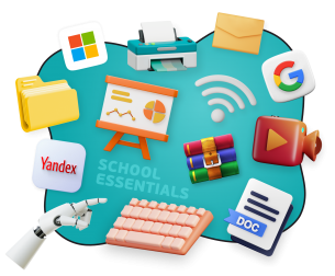 Цифровая база для школьника - КИБЕРшкола программирования для детей, компьютерные курсы для школьников, начинающих и подростков - KIBERone г. Бибирево