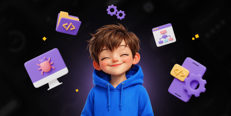 Идеальный сайт с нуля: код, дизайн и AI-помощник - КИБЕРшкола программирования для детей, компьютерные курсы для школьников, начинающих и подростков - KIBERone г. Бибирево